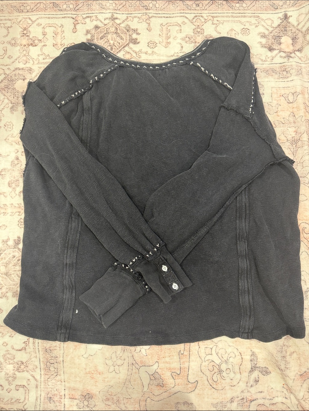 We The Free Charcoal Knit Pullover - Picture 3 of 3